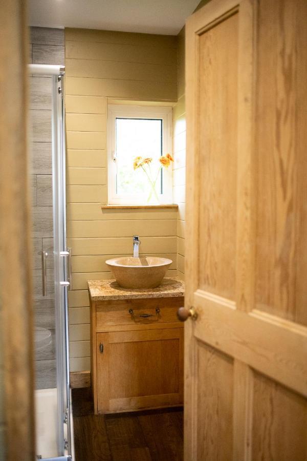 Ferienwohnung The Countryside Cabin With Private Hot Tub New Quay Exterior foto